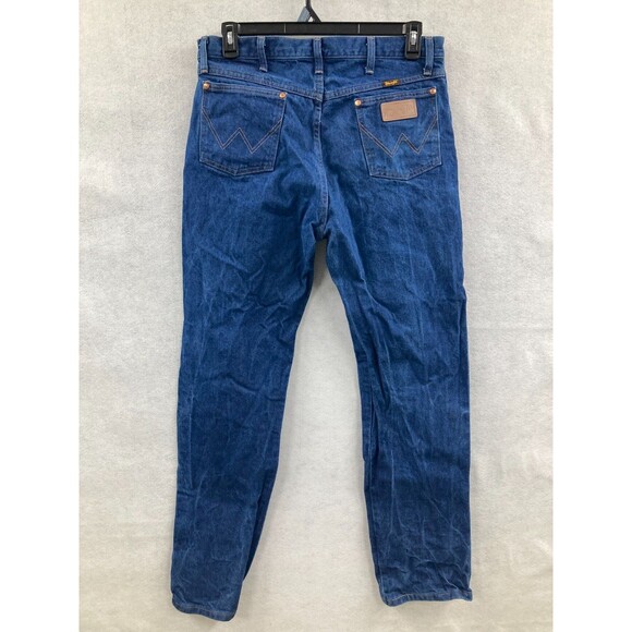 Wrangler Other - Wrangler 13MWZ Jeans Mens 36x34 Blue Denim Cowboy Cut Original Fit Straight Leg
